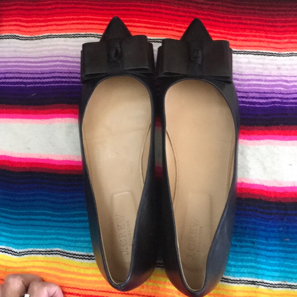 J.Crew leather flats